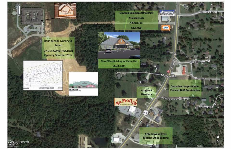 map of linwood commons